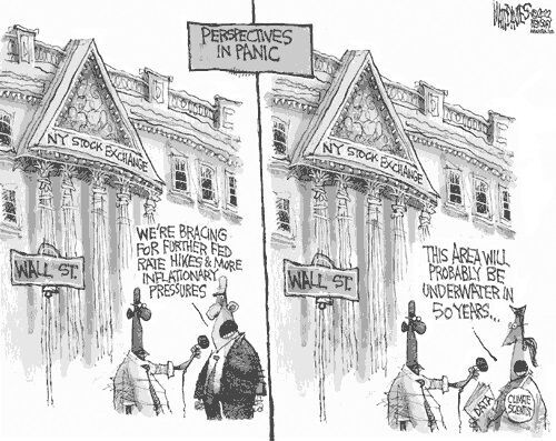 Editorial Cartoon: Perspectives in panic